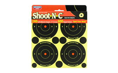 B/C SHT-N-C RND BULLSEYE TGT 240-3"
