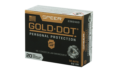 CCI23604GD_3.jpg SPR GOLD DOT 32ACP 60GR HP 20/200