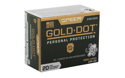 CCI23618GD_2.jpg SPR GOLD DOT 9MM 124GR HP 20/200