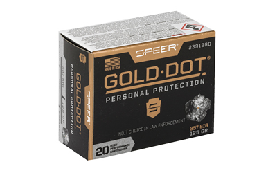 SPR GOLD DOT 357SIG 125GR HP 20/200
