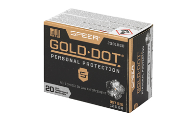 SPR GOLD DOT 357SIG 125GR HP 20/200