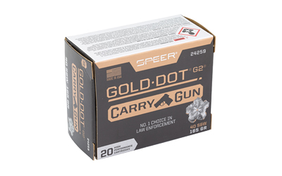 SPR GLD DOT CARRY GUN 40S&W 165GR HP