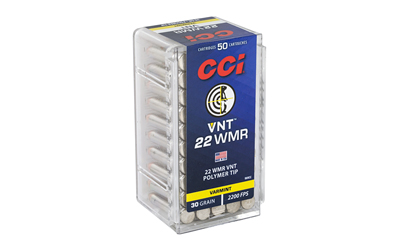 CCI 22WMR 30GR VARMINT TIP 50/2000