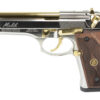 DERYA MELIK 9MM 4.9" 17RD SLVR/GOLD