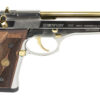 DERYA MELIK 9MM 4.9" 17RD SLVR/GOLD