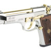 DERYA MELIK 9MM 4.9" 17RD SLVR/GOLD