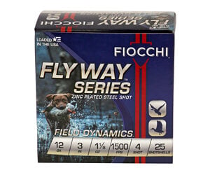 F123ST4_1.jpg FIOCCHI 12GA #4 FLYWAY STEEL 25/250