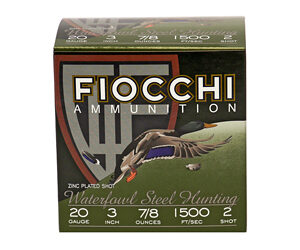 F203ST2_1.jpg FIOCCHI 20GA #2 FLYWAY STEEL 25/250