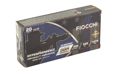 FIOCCHI HYPR SBR 300BLK 220GR 20/200