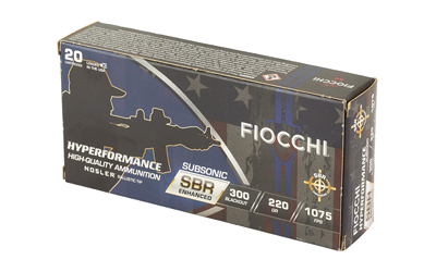 FIOCCHI HYPR SBR 300BLK 220GR 20/200