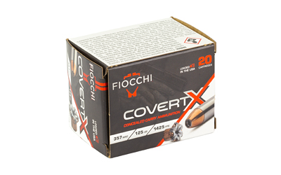 FIOCCHI COVERT X 357MAG 125GR 20/200