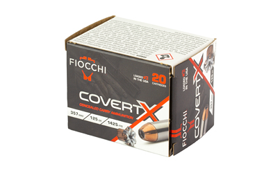 FIOCCHI COVERT X 357MAG 125GR 20/200