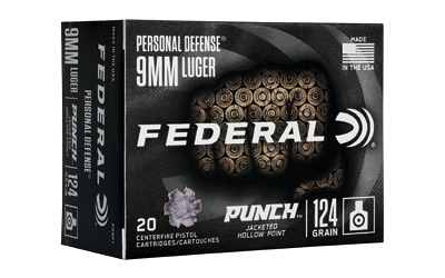 FEPD9P1_1.jpg FED PUNCH 9MM 124GR PUNCH JHP 20/200