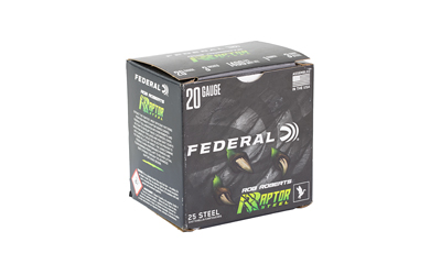 FERRS2093_2.jpg FED RAPTOR STEEL 20GA 3" 1OZ #3 25