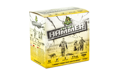 HEVI HAMMER 12GA 3" #3 25/250