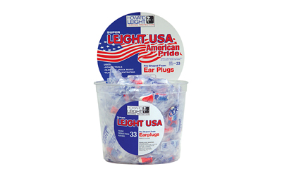 HLR03113_1.jpg H/L USA PLUGS 100PR RED/WHITE/BLUE