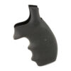 HOGUE GRIP S&W K/L RND BUTT BNTM BLK