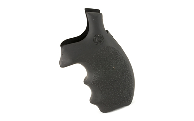 HOGUE GRIP S&W K/L RND BUTT BNTM BLK