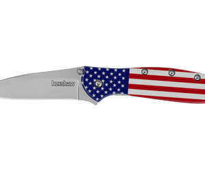 KER1660USA_1.jpg KERSHAW LEEK 3" USA FLAG/SLV
