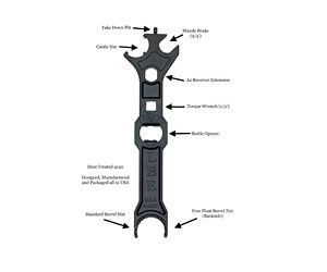 LBE AR15 ARMORERS TOOL BLK