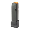 MAG SHIELD FITS GLOCK 19 +5/4 EXT BK