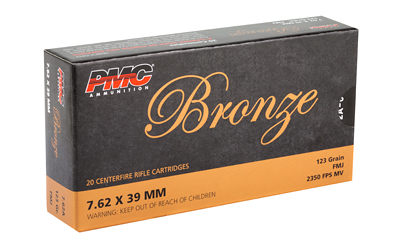 PMC BRNZ 7.62X39 123GR FMJ 20/500