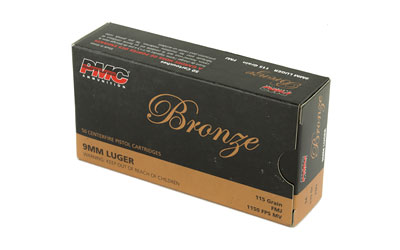 PMC BRNZ 9MM 115GR FMJ 50/1000