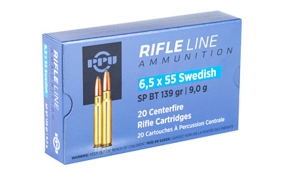 PPU 6.5X55 SWEDISH SP 139GR 20/200