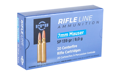 PPU 7MM MAUSER SP 139GR 20/200