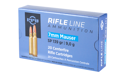 PPU 7MM MAUSER SP 139GR 20/200