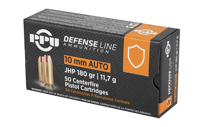 PPU 10MM JHP 180GR 50/500