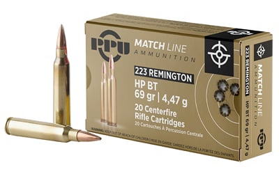 PPUPPM2231_1.jpg PPU .223 REM MATCH 69GR HPBT 20/1000