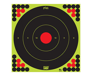 PROLONGRANGE-1725-5PK_1.jpg PRO-SHOT TARGET 17" GRN BULLSEYE 5PK