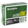 REM UMC MP 9MM 115GR FMJ 250/1000