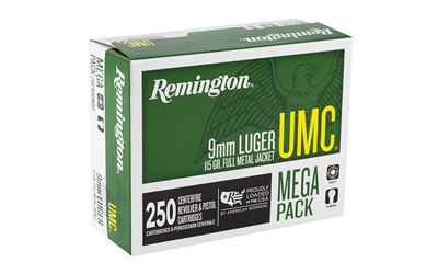 REM UMC MP 9MM 115GR FMJ 250/1000