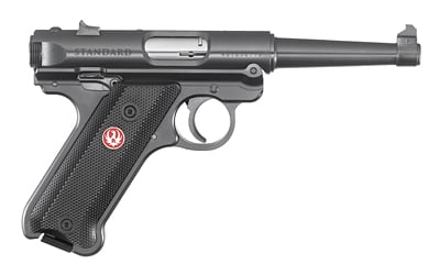 RUG40104_1.jpg RUGER MRK IV STD 22LR 4.75" 10RD BL