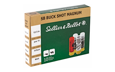 S&B 12GA 3" 00 15PEL 10/250