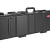 SKB DOUBLE RIFLE CASE W/WHLS 22LBS