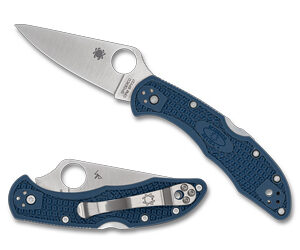 SPYC11PCBL_1.jpg SPYDERCO DELICA 4 CPM 2.9" CBLT BLU