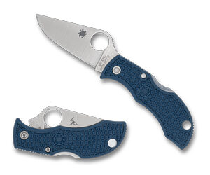 SPYMPCBL_1.jpg SPYDERCO MANBUG 1.96" COBALT BLUE