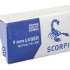SCORPIO AMMO 9MM 124GR FMJ 50/1000
