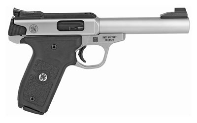 S&W VICTORY 22LR 5.5" 10RD STS TG MA