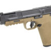 S&W M&P 5.7 OR TB 22RD FDE/BLK BNDL