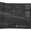 TEKMAT CUTAWAY RIFLE MAT AR15 BLK