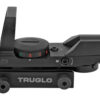 TRUGLO RED DOT OPEN 4 RETICLE BLACK