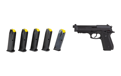 TAURUS PT92 9MM 5" 18RD BUNDLE BLK