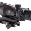 TRIJICON ACOG 4X32 W RED CHEV FLTTP