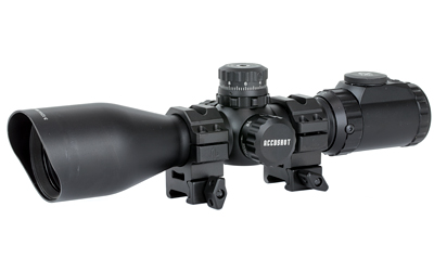 UTGSCP3-UM312AOIEW_1.jpg UTG 3-12X44 SWAT CMPCT MDOT W/RINGS