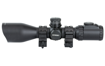 UTGSCP3-UM312AOIEW_3.jpg UTG 3-12X44 SWAT CMPCT MDOT W/RINGS