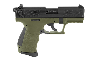 WAL P22Q 22LR 3.42" 10RD MLTRY GRN